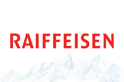 Raiffeisen Bank Logo Sponsor Schneesport mit Herz