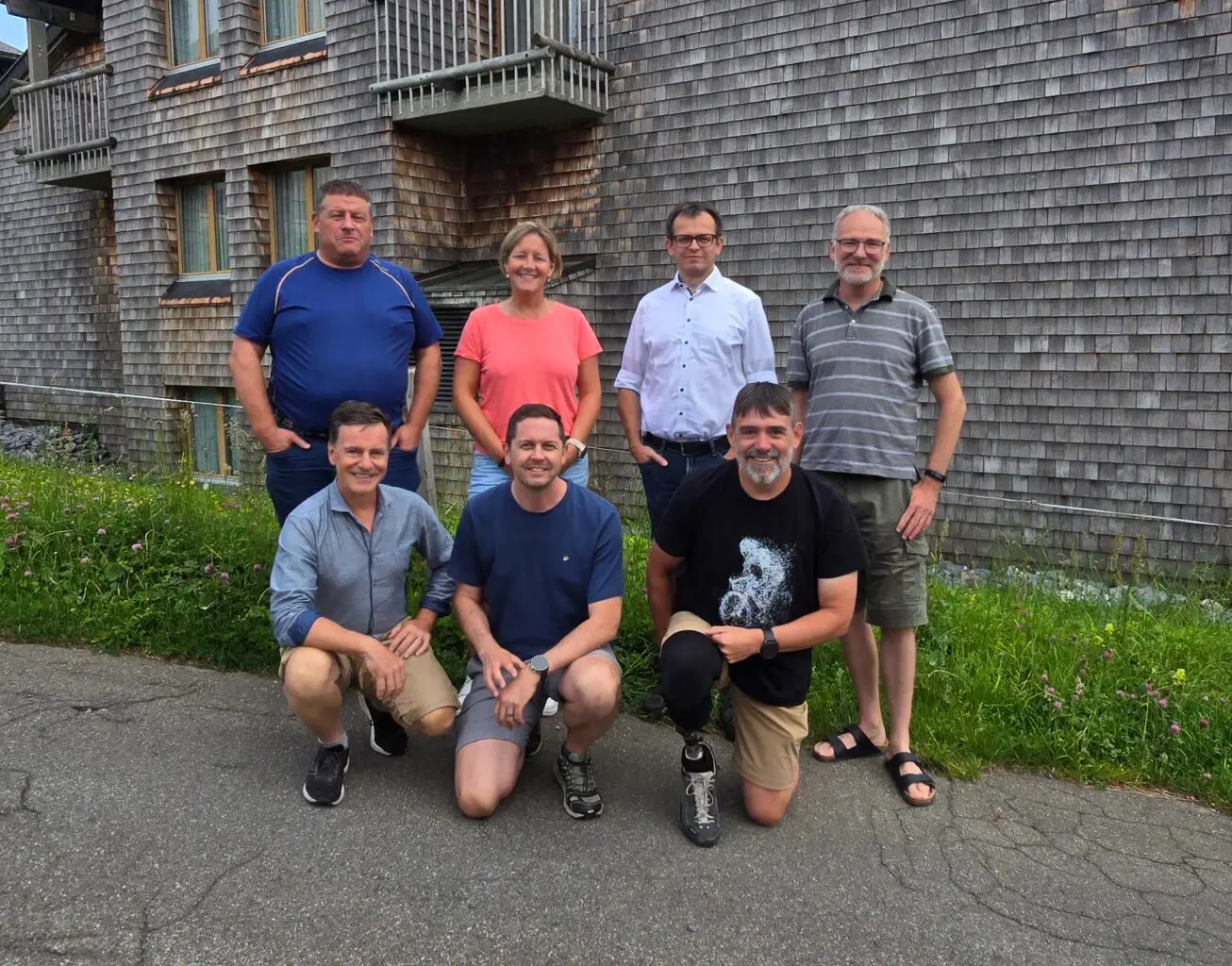 OK-Team für das inklusive Skirennen Schneesport mit Herz