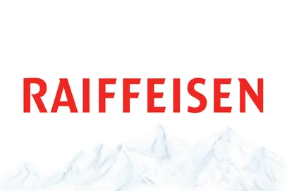 Raiffeisen Bank Logo Sponsor Schneesport mit Herz