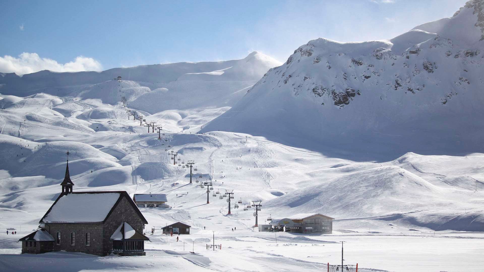 SmH Schneesport mit Herz Panoramabild Frutt Erzegg Distelboden Winterlandschaft