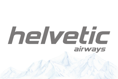 Logo Helvetic Airways AG, Sponsor von Schneesport mit Herz 2026
